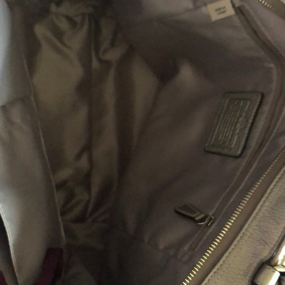 Bnwt coach pewter extra large tote - Picture 3 of 7